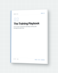 The Training Playbook — cover